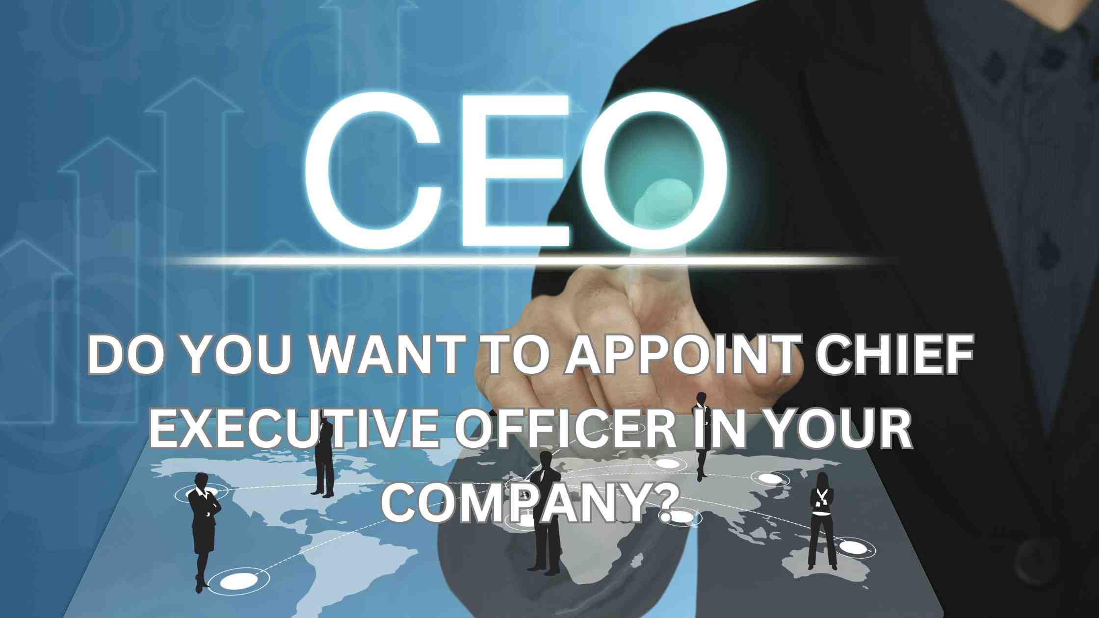 APPOINT CHIEF EXECUTIVE OFFICER