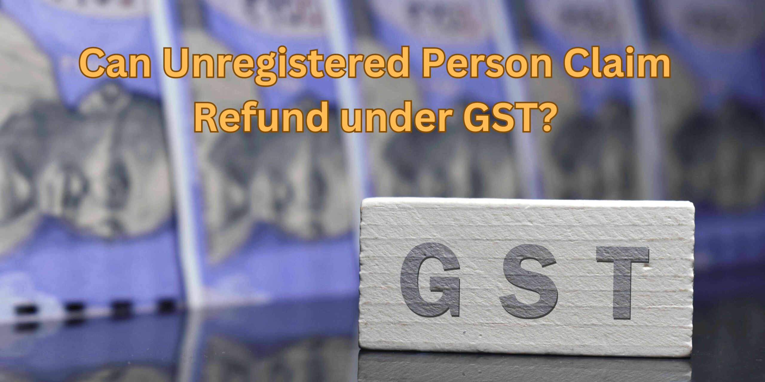 Refund under gst